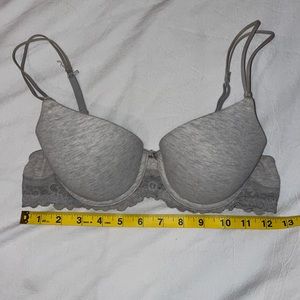 Aerie grey underwire bra
